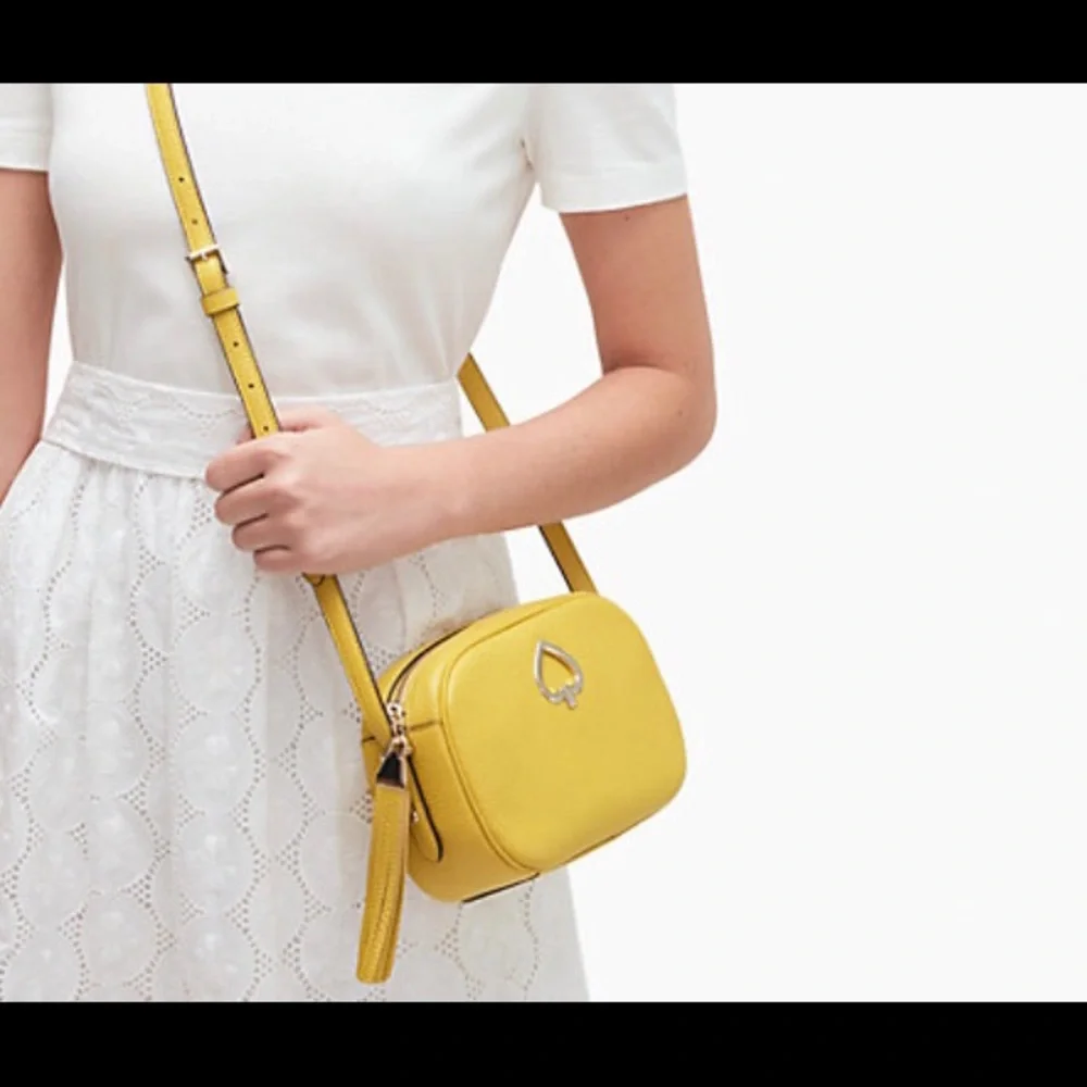New Kate Spade Kourtney Camera Bag in Chartreuse